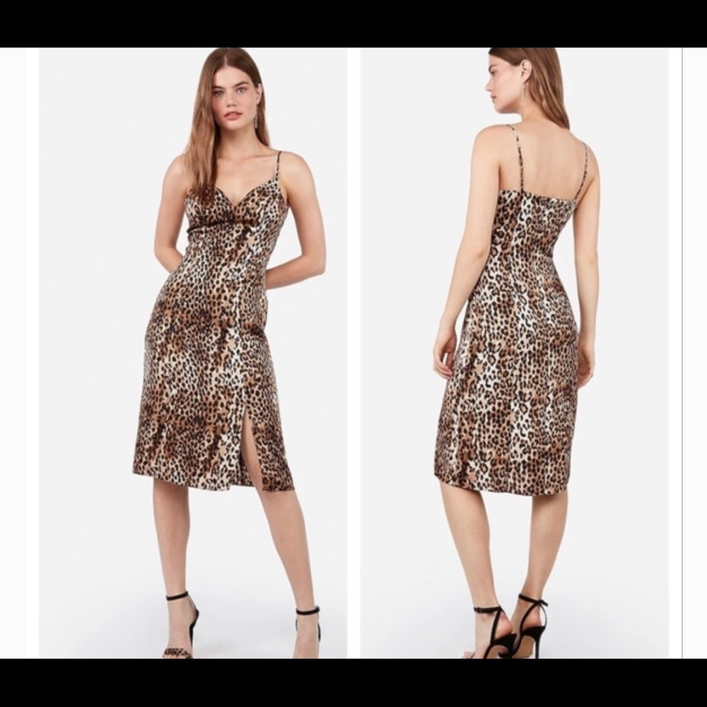 Leopard Slip Dress